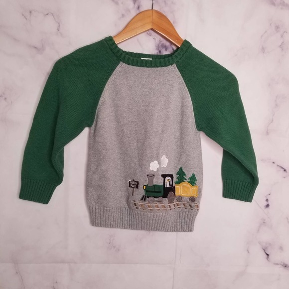 Gymboree Other - GYMBOREE knitted train boys pullover sweater